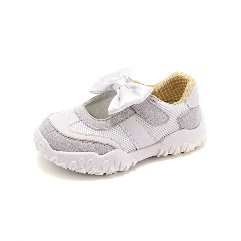 Trendy Breathable Mesh Kids Shoes | Bowknot Princess Style Casual Sneakers Wholesale - Image 2