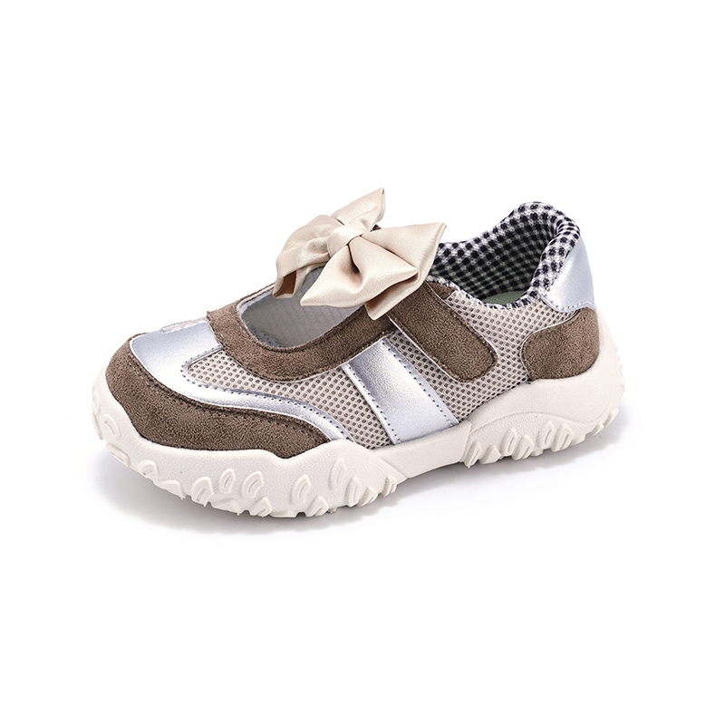 Trendy Breathable Mesh Kids Shoes | Bowknot Princess Style Casual Sneakers Wholesale - Image 3