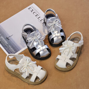 13 Trending Little Girls Princess Pearl Bow Woven Sandals Bulk Supply