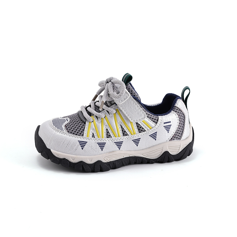 Trendy Color Block Kids Sneakers Breathable Mesh Running Shoes for Boys & Girls Lightweight Sport Footwear - Image 2