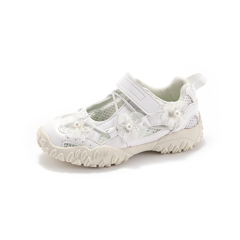 Girls Floral Mesh Closed‑Toe Sandals Wholesale | OEM ODM - Image 2