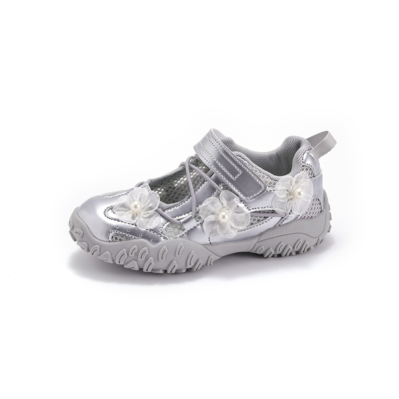 Girls Floral Mesh Closed‑Toe Sandals Wholesale | OEM ODM - Image 3