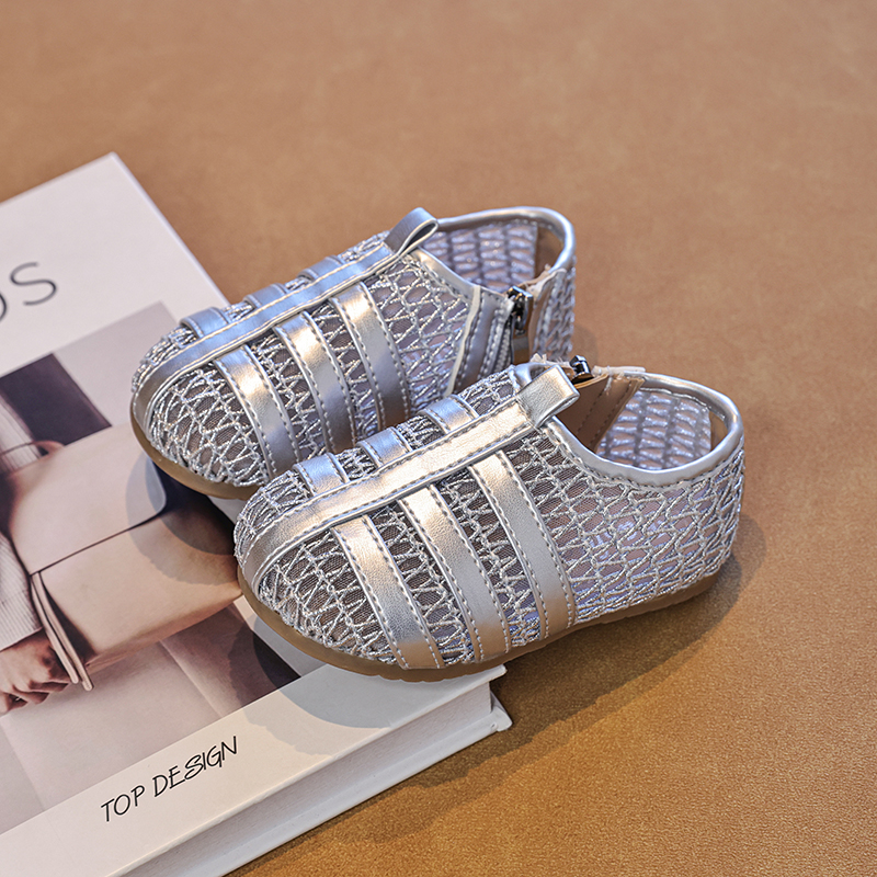 Viral Kids Breathable Mesh Closed‑Toe Roman Sandals | Wholesale Custom OEM ODM - Image 4