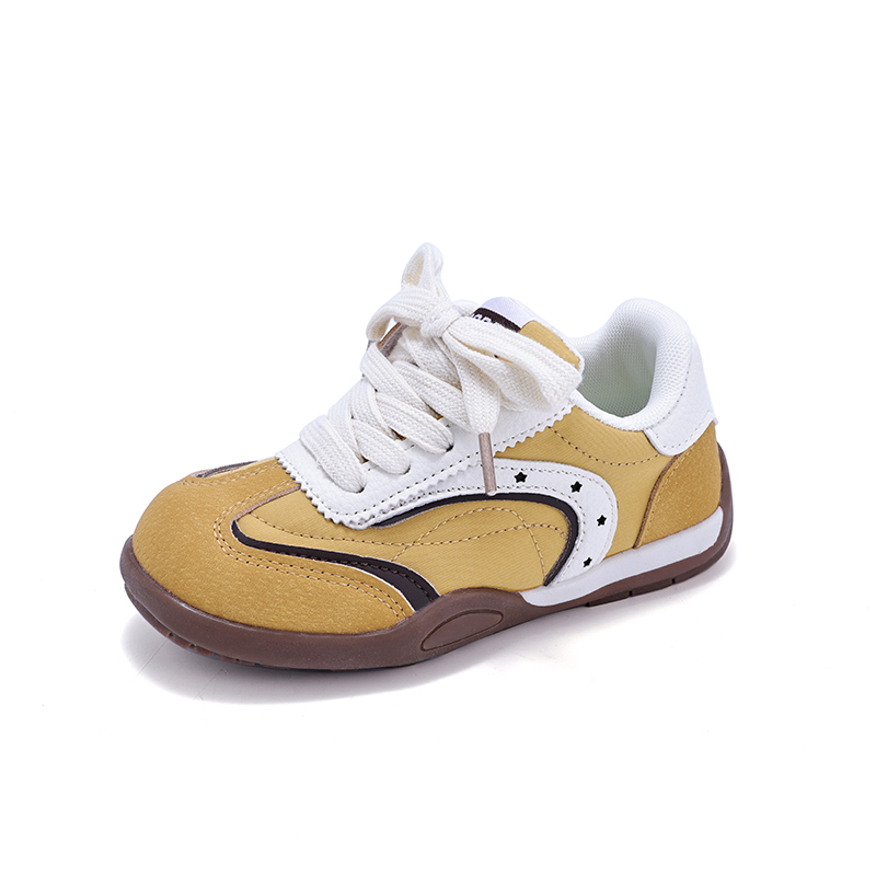 Children Retro German Trainers | Custom Logo Colorblock Outdoor Sport Footwear - Image 3