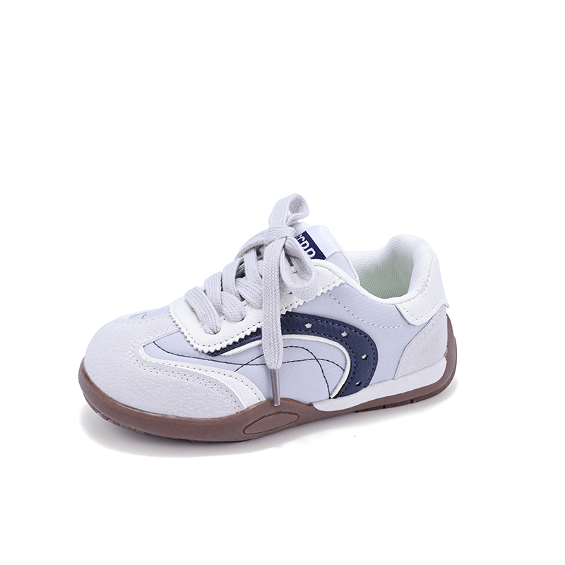 Children Retro German Trainers | Custom Logo Colorblock Outdoor Sport Footwear - Image 4