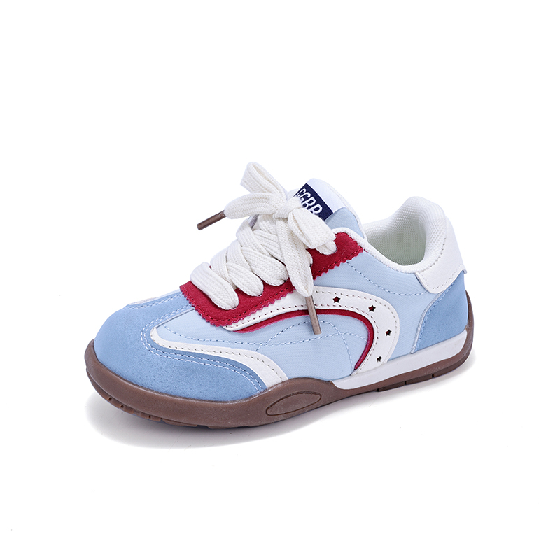 Children Retro German Trainers | Custom Logo Colorblock Outdoor Sport Footwear - Image 5