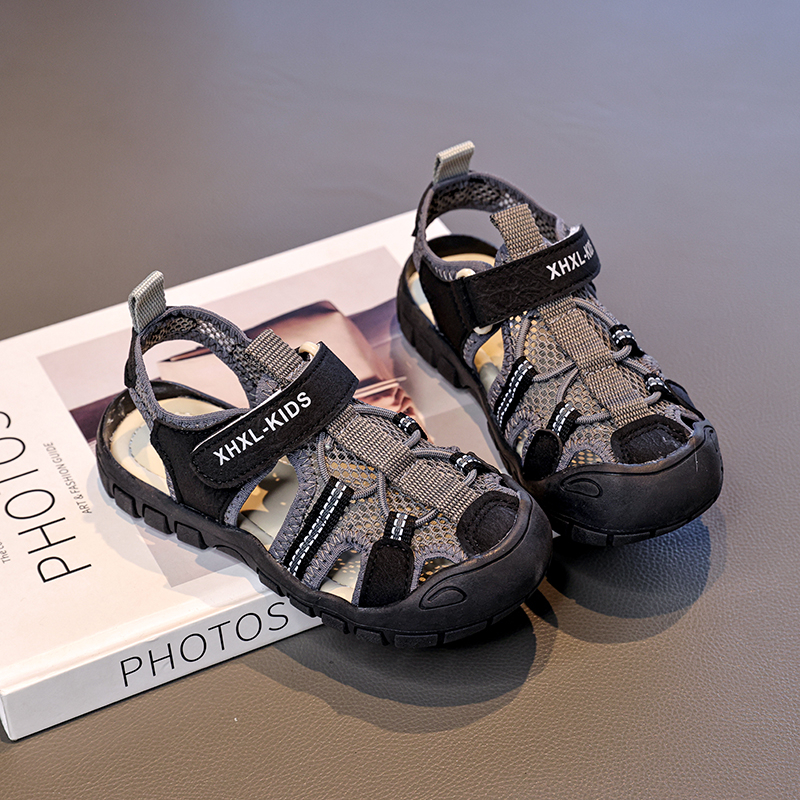 2026 Summer Children Mesh Sport Sandals Boys Girls Anti‑Collision Closed Toe Sandals Bulk Order - Image 2