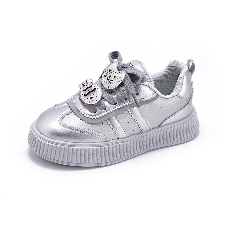 Trendy Charm Platform Kids Sneakers Bow Casual Shoes for Girls Lightweight Cute Sport Footwear - Image 2