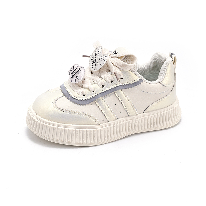 Trendy Charm Platform Kids Sneakers Bow Casual Shoes for Girls Lightweight Cute Sport Footwear - Image 3