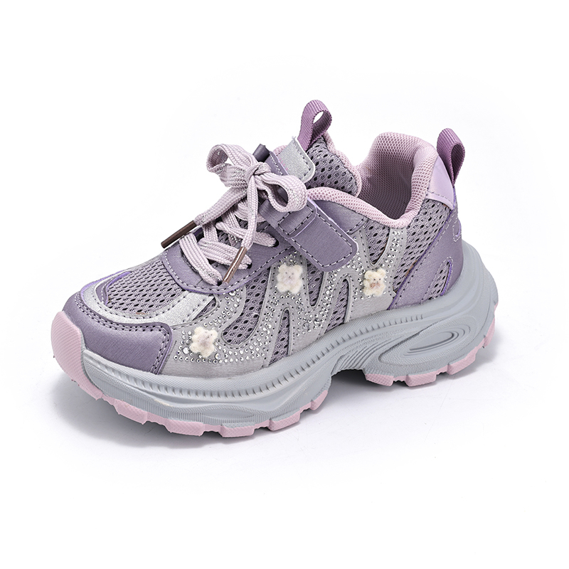 Trendy Flower Mesh Kids Sneakers Breathable Running Shoes for Boys & Girls Lightweight Casual Sport Footwear - Image 4