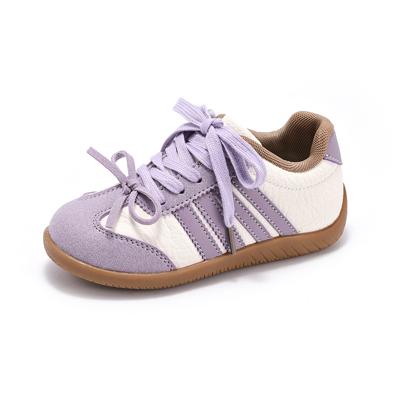 Factory Wholesale Viral Striped Kids Trainers, Non-Slip, Support OEM ODM - 图片 3