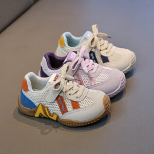 Retro Kids Sneakers | Breathable Mesh Casual Running Shoes for Boys & Girls, Lightweight Sport Footwear OEM Factory