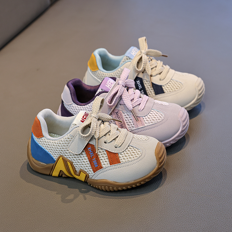 Retro Kids Sneakers | Breathable Mesh Casual Running Shoes for Boys & Girls, Lightweight Sport Footwear OEM Factory