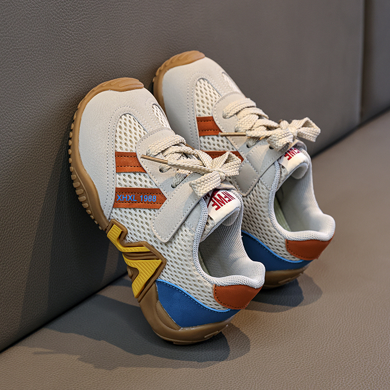Retro Kids Sneakers | Breathable Mesh Casual Running Shoes for Boys & Girls, Lightweight Sport Footwear OEM Factory - Image 5