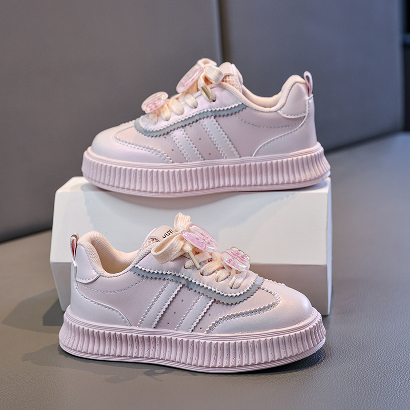 Trendy Charm Platform Kids Sneakers Bow Casual Shoes for Girls Lightweight Cute Sport Footwear - Image 7