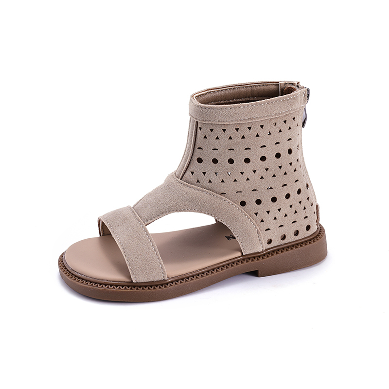 Wholesale Girls Hollow Cutout Gladiator Sandals Kids Casual Summer Sandals OEM - Image 2