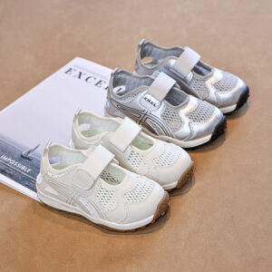 Trending Boys & Girls Velcro Mesh Sport Shoes | Breathable Summer Kids Sneakers Wholesale Bulk OEM ODM