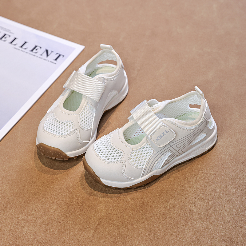 Trending Boys & Girls Velcro Mesh Sport Shoes | Breathable Summer Kids Sneakers Wholesale Bulk OEM ODM - Image 5