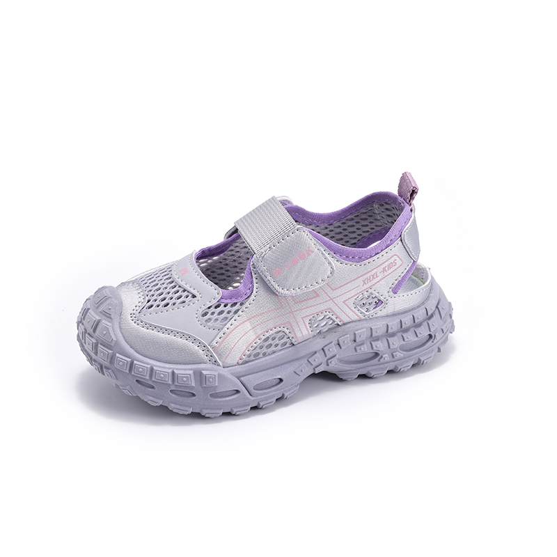 Trending Boys & Girls Velcro Mesh Sport Shoes | Breathable Summer Kids Sneakers Wholesale Bulk OEM ODM - Image 2