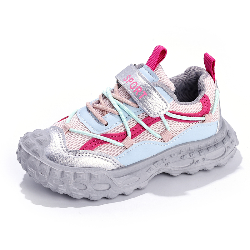 Girls Chunky Platform Sneakers | Breathable Mesh Lightweight Summer Casual Shoes for Outdoor Wear - Image 2