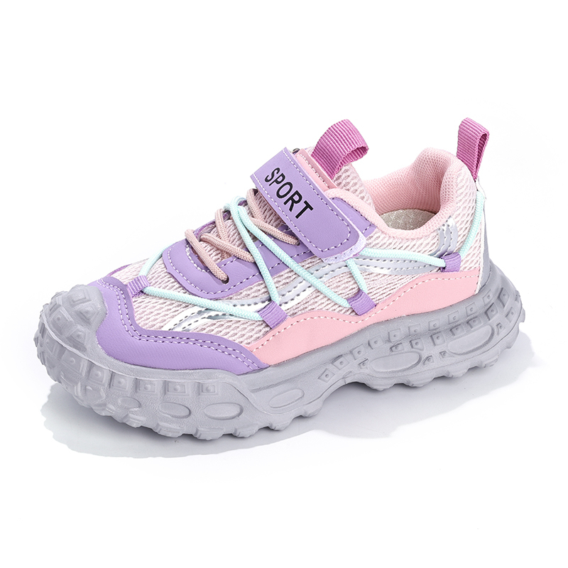 Girls Chunky Platform Sneakers | Breathable Mesh Lightweight Summer Casual Shoes for Outdoor Wear - Image 3