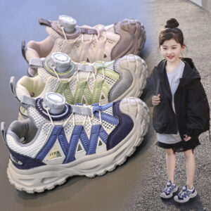 2026 New Breathable Mesh Kids Hiking Sandals Chunky Sport Sandals Wholesale