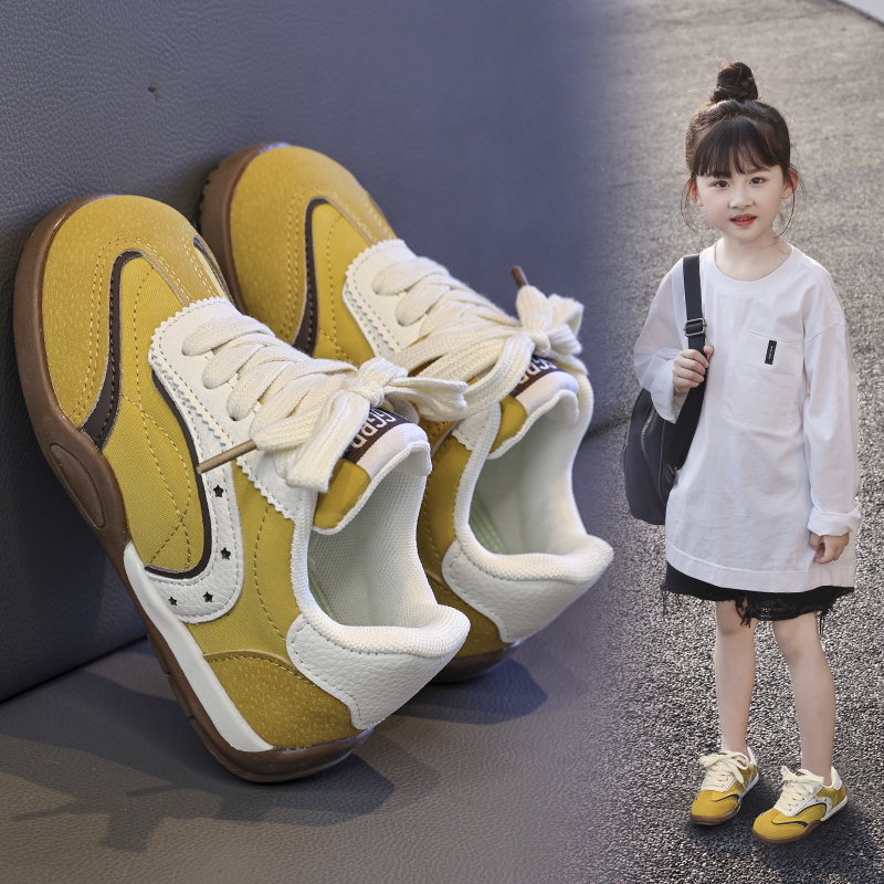 Children Retro German Trainers | Custom Logo Colorblock Outdoor Sport Footwear - Image 6