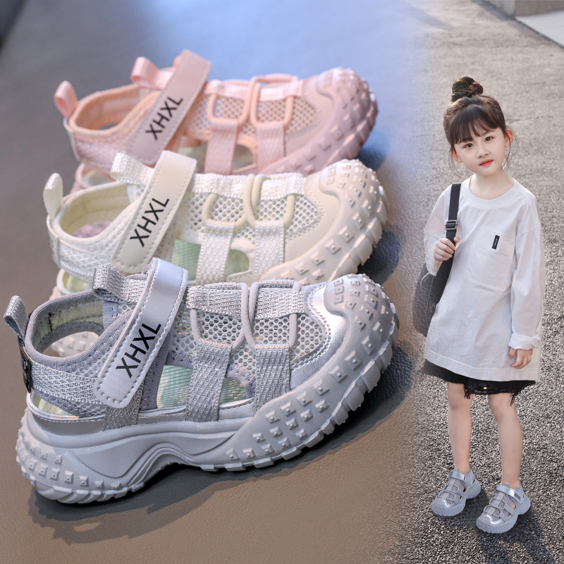 Kids Mesh Chunky Platform Sport Sandals Wholesale | OEM ODM