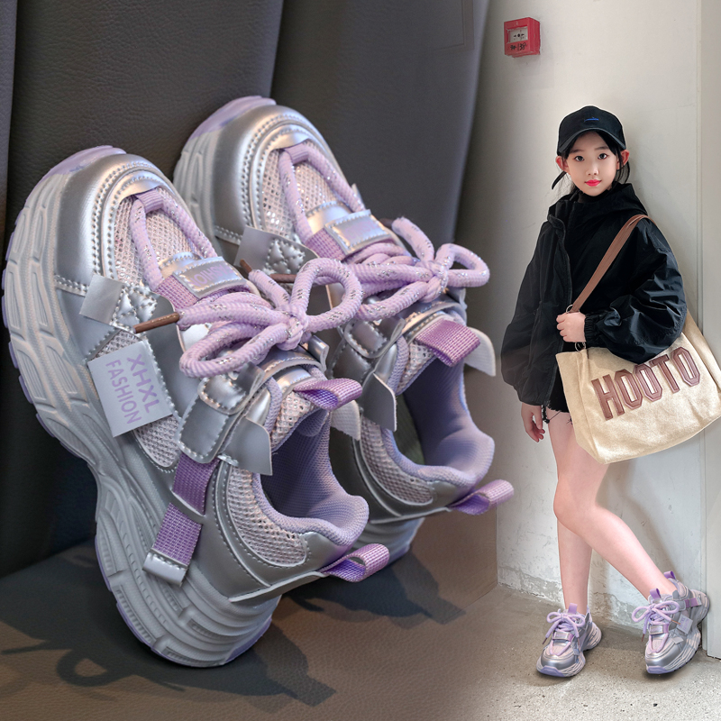 Wholesale Kids Lifestyle Sneakers | Fashion Mesh Casual Shoes for Boys & Girls OEM Manufacturer - Image 4