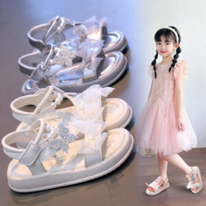 Girls Princess Sandals Wholesale | Bow Dress Shoes OEM Factory