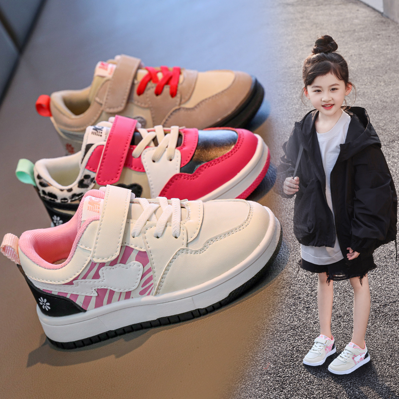 Kids Sneakers Wholesale | Trendy Hook & Loop Casual Shoes with Soft Non-Slip TPR Sole for Girls & Boys