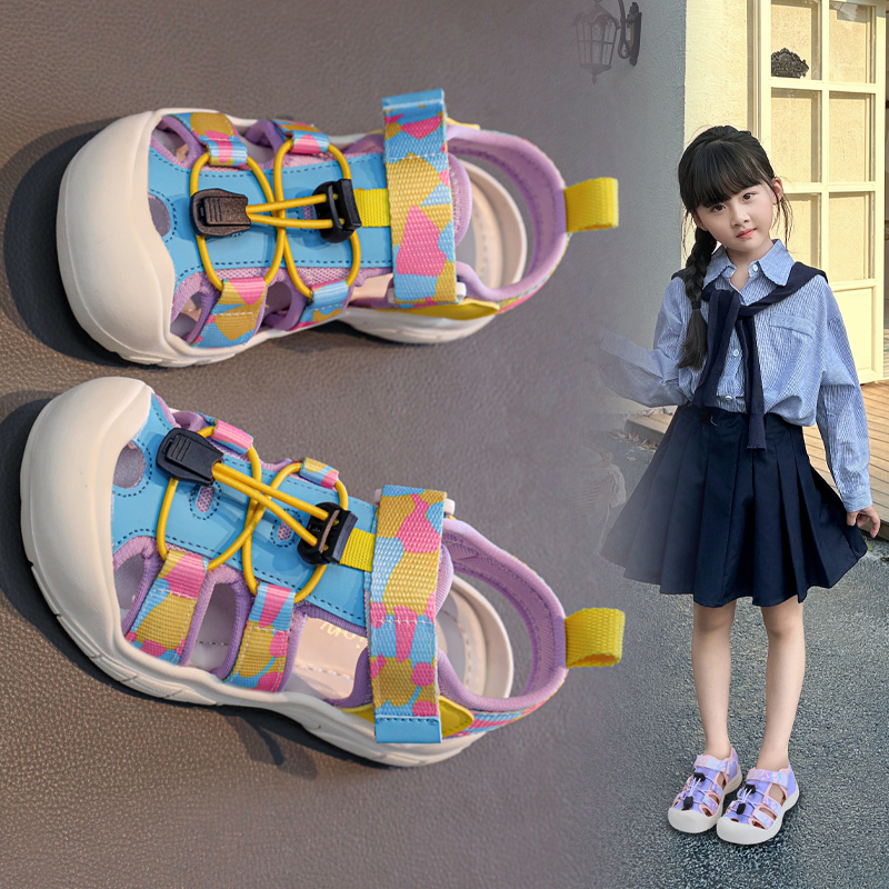 Wholesale Kids Sport Sandals | Colorful Outdoor Shoes for Boys & Girls OEM Manufacturer - Image 6