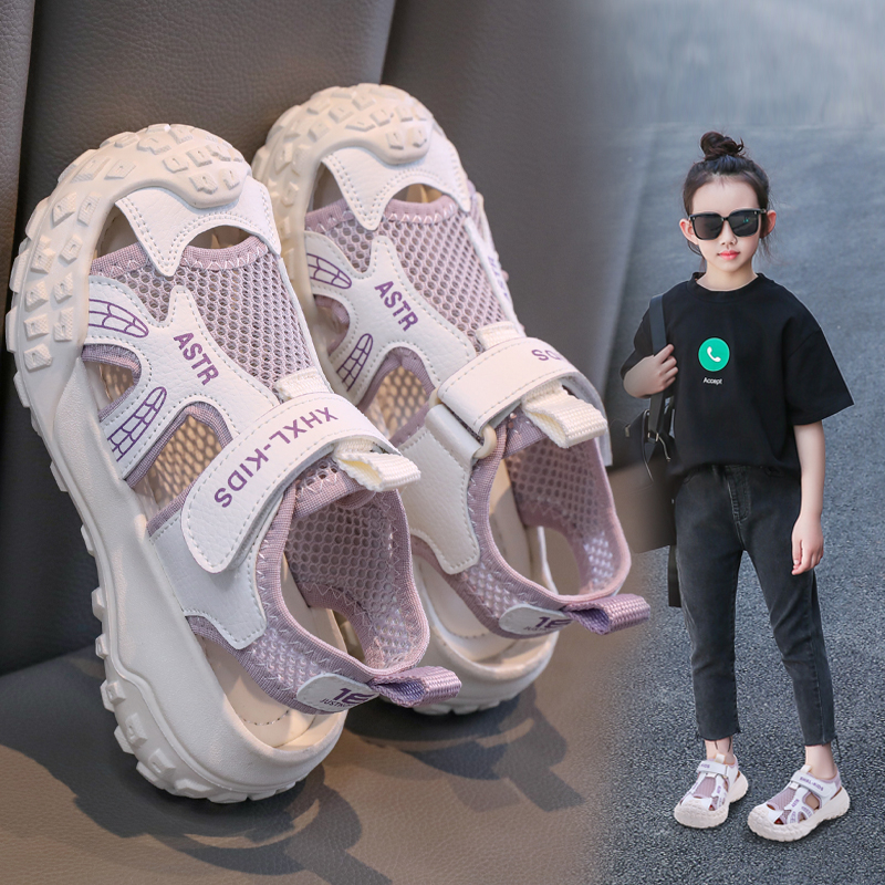 Kids Closed‑Toe Mesh Outdoor Sport Sandals Wholesale | OEM ODM - Image 4