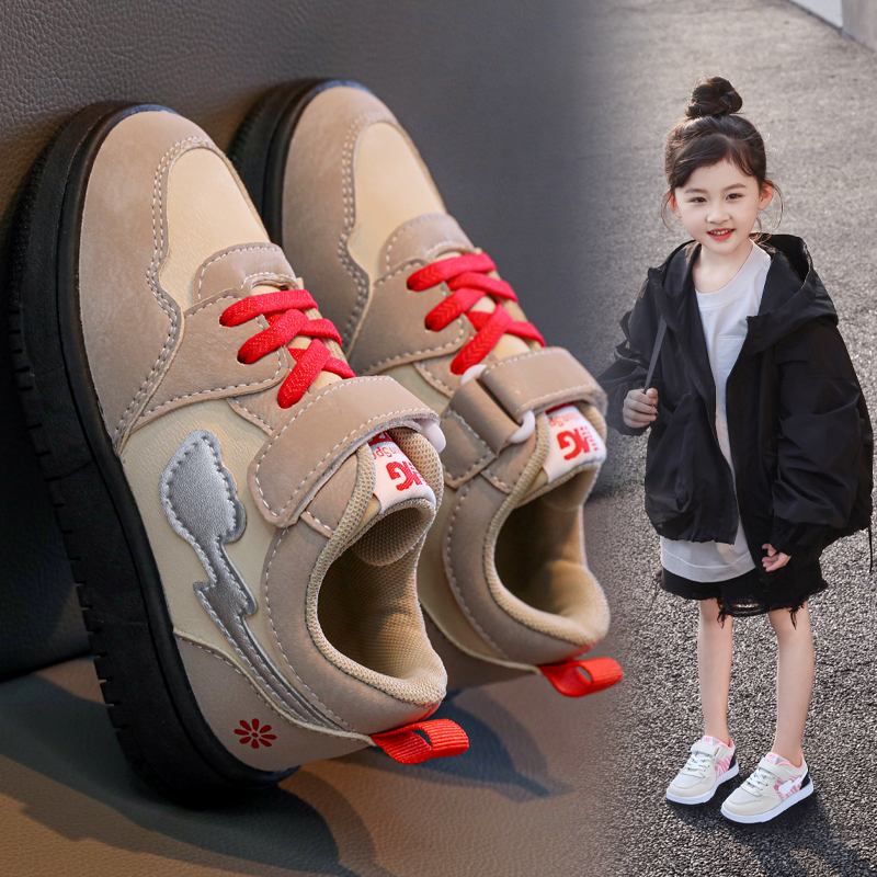 Kids Sneakers Wholesale | Trendy Hook & Loop Casual Shoes with Soft Non-Slip TPR Sole for Girls & Boys - Image 7