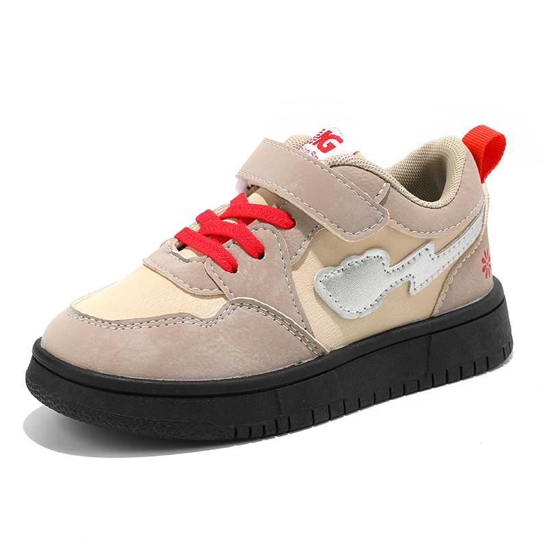 Kids Sneakers Wholesale | Trendy Hook & Loop Casual Shoes with Soft Non-Slip TPR Sole for Girls & Boys - Image 4