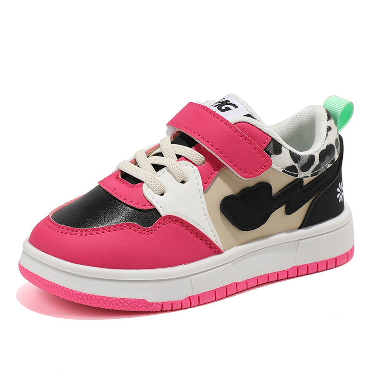 Kids Sneakers Wholesale | Trendy Hook & Loop Casual Shoes with Soft Non-Slip TPR Sole for Girls & Boys - Image 3