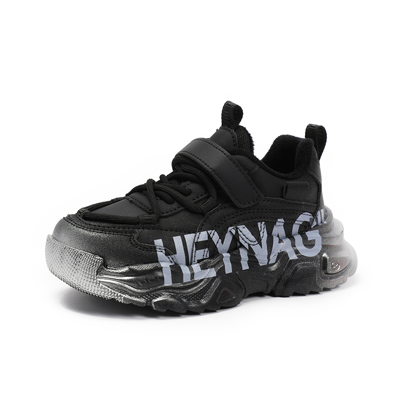 Fleece Lined Platform Kids Sneakers Wholesale | Warm Non-Slip Winter Shoes for Boys & Girls - Image 3