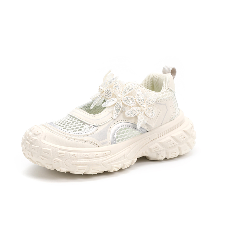 Breathable Floral Girls Sneakers Wholesale | Custom Kids Footwear - Image 2