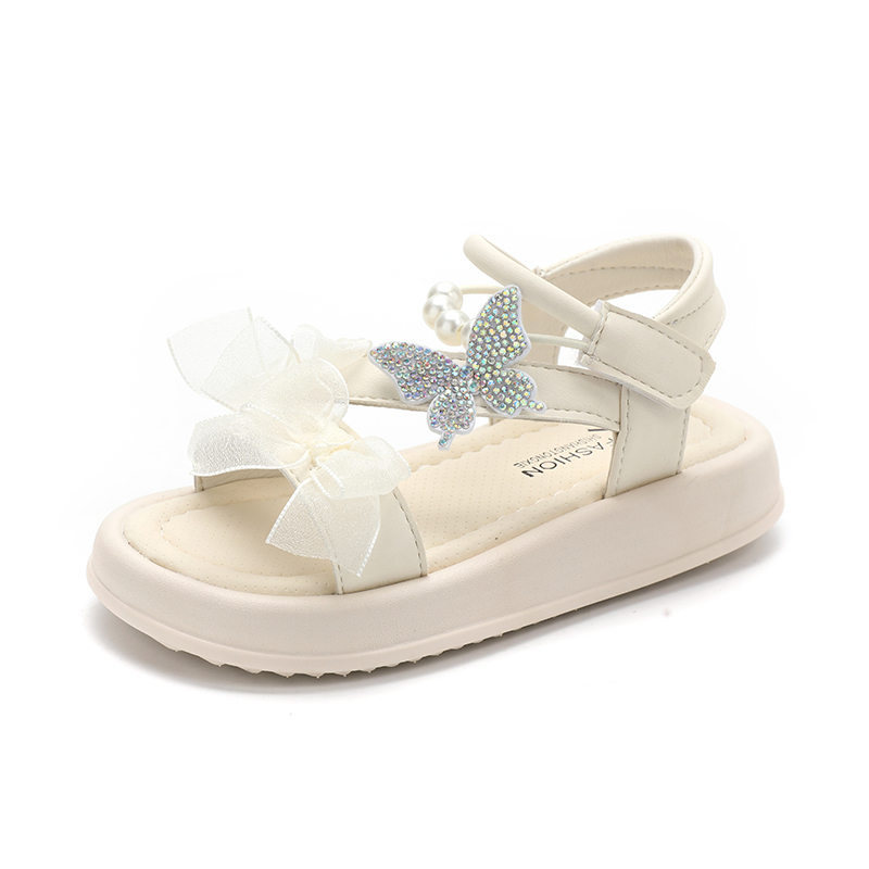 Girls Princess Sandals Wholesale | Bow Dress Shoes OEM Factory - Image 5