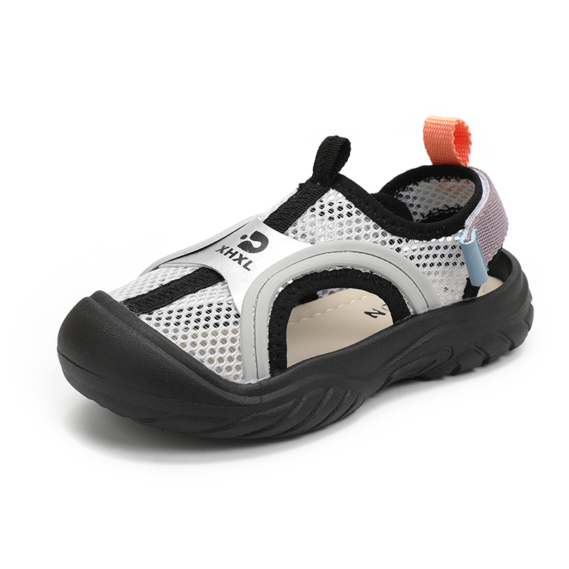 Wholesale Kids Sport Sandals | Girls Closed Toe Mesh Summer Shoes OEM - Image 4