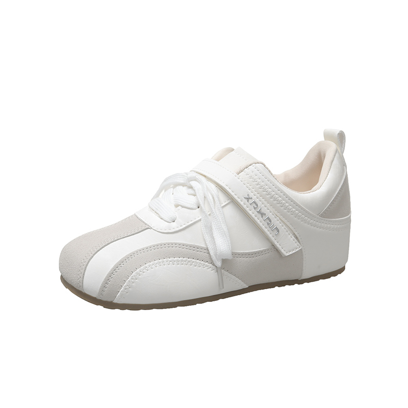 Wholesale Women’s Velcro Strap Low-Top Sneakers Suede Toe Casual Sports Shoes - Image 3